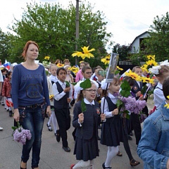 Волонтеры КубГАУ – участники парада Великой Победы в станице Елизаветинская