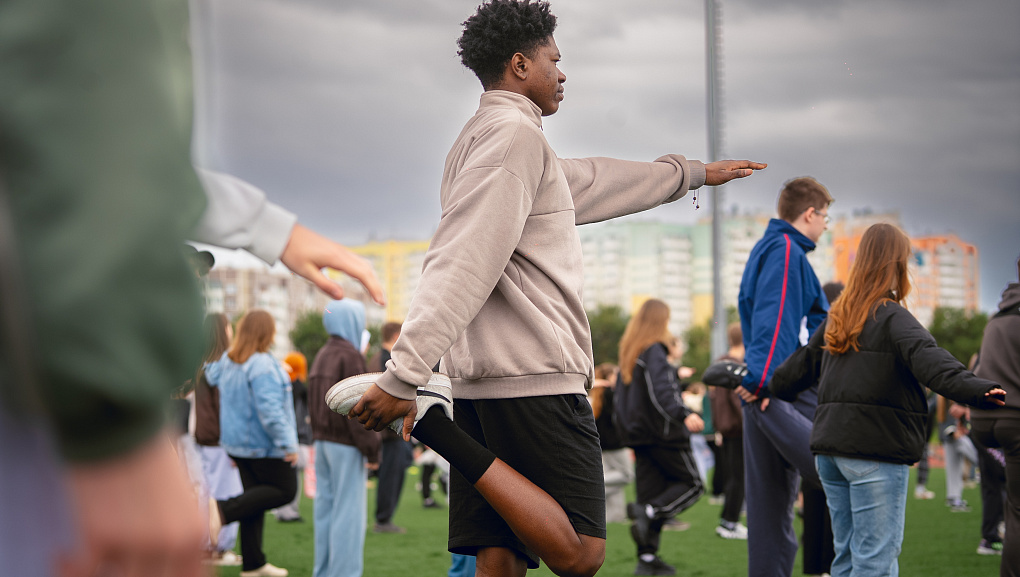 Зарядка с чемпионами