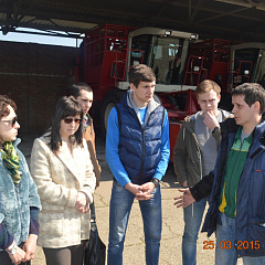 Студенты факультета механизации в агрохолдинге «Кубань»